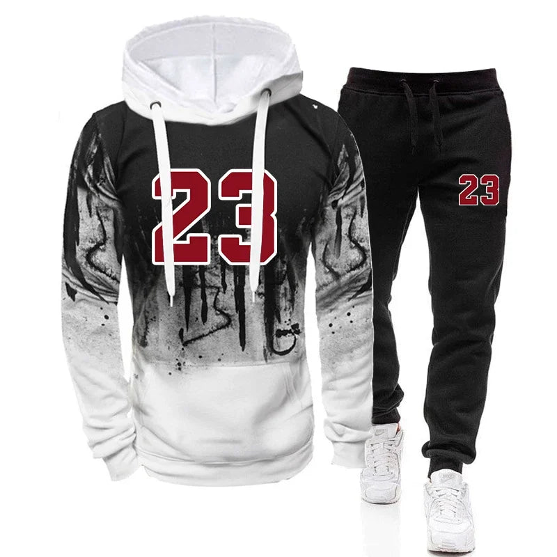 Felpe con cappuccio casual Felpe da jogging per uomo Top Fashion Comodo autunno inverno Vestibilità quotidiana Pantaloni sportivi Abbigliamento da uomo