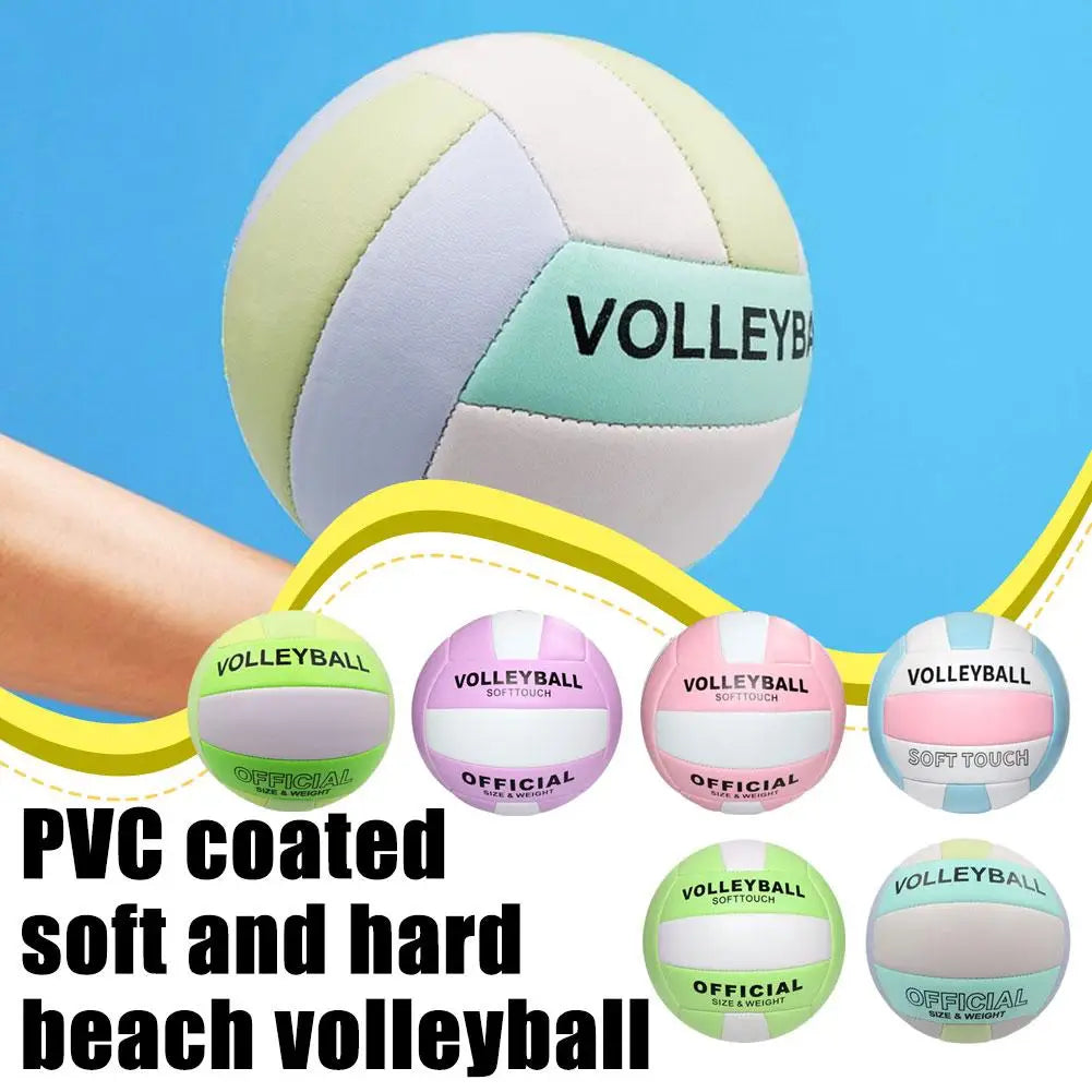 Nuovo Pallone Da Pallavolo Ufficiale Misura 5 Per Allenamento Indoor Outdoor Beach Volley Principianti Spedito Sgonfio