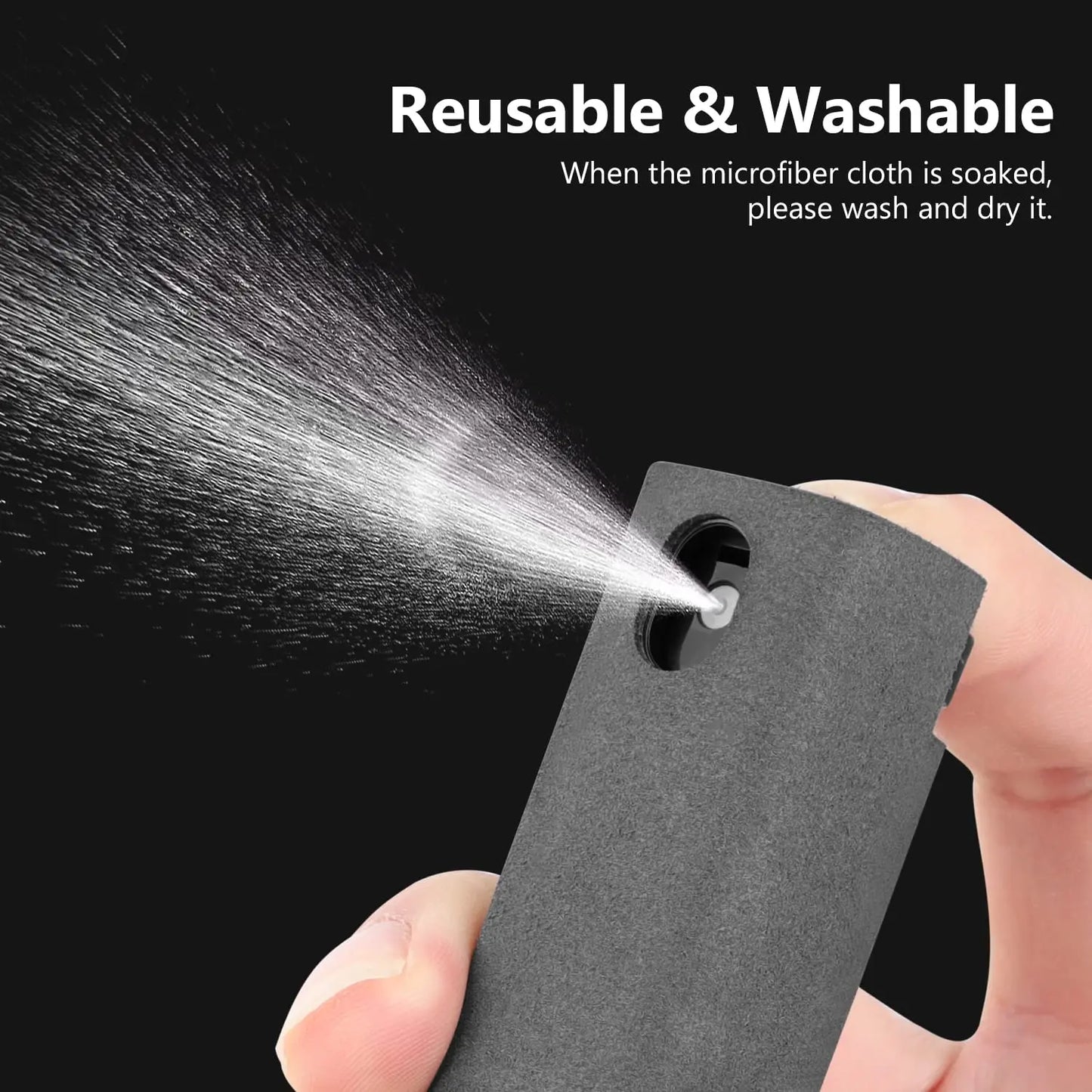 Detergente 2 In 1 Per Schermo Del Telefono Spray Portatile Con Panni In Microfibra Per Pulizia Touch Screen E Vetro