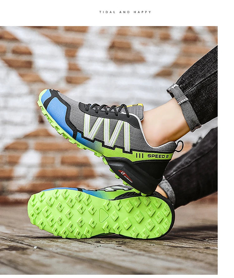 Scarpe Da Ginnastica Da Ciclismo Mountain Bike E Trekking Da Uomo Stile Classico Per Esterno All Aperto Traspiranti