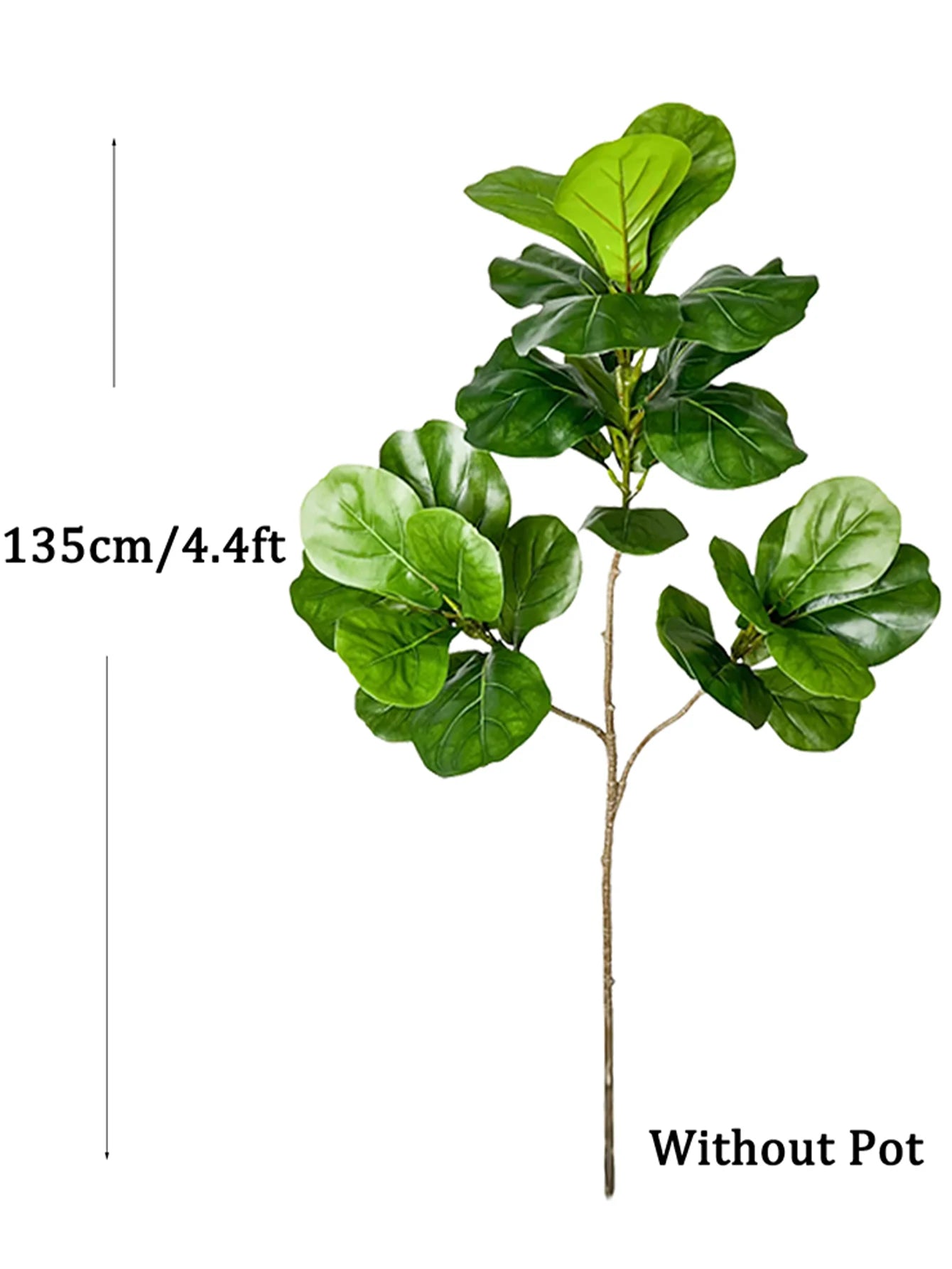 Kmitang Albero Artificiale Ficus Grande 70 135 Centimetri Realistica Interni Ed Esterni Decorazione Per Giardini Uffici