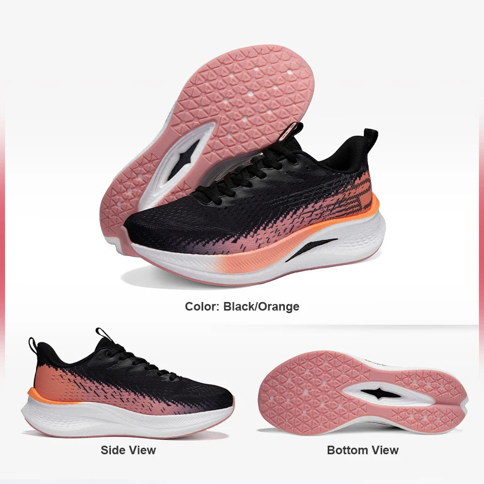Scarpe Da Corsa Professionali Da Donna Con Piastra In Carbonio Antiscivolo Traspiranti Per Esterni Leggere Stabilizzanti
