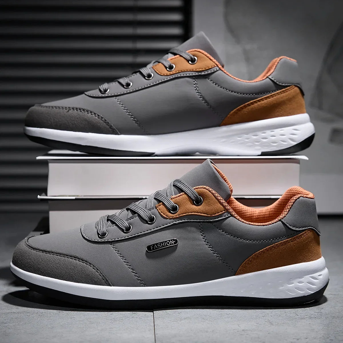 Scarpe Da Uomo Impermeabili Primavera Autunno Sneakers Da Passeggio In Pelle Antiscivolo Per Tempo Libero