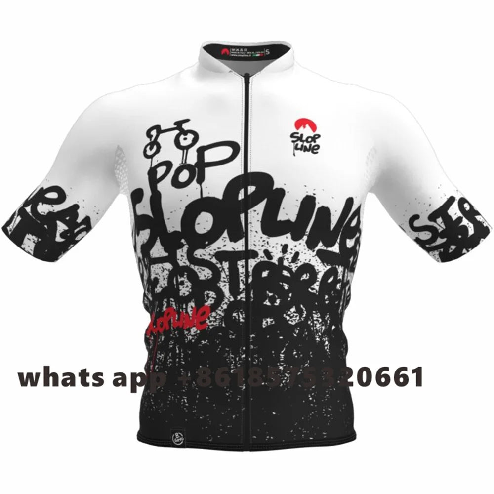 Maglia Da Ciclismo Pro Team Estate Uomo Manica Corta Per Downhill MTB Traspirante Asciugatura Rapida Tasche
