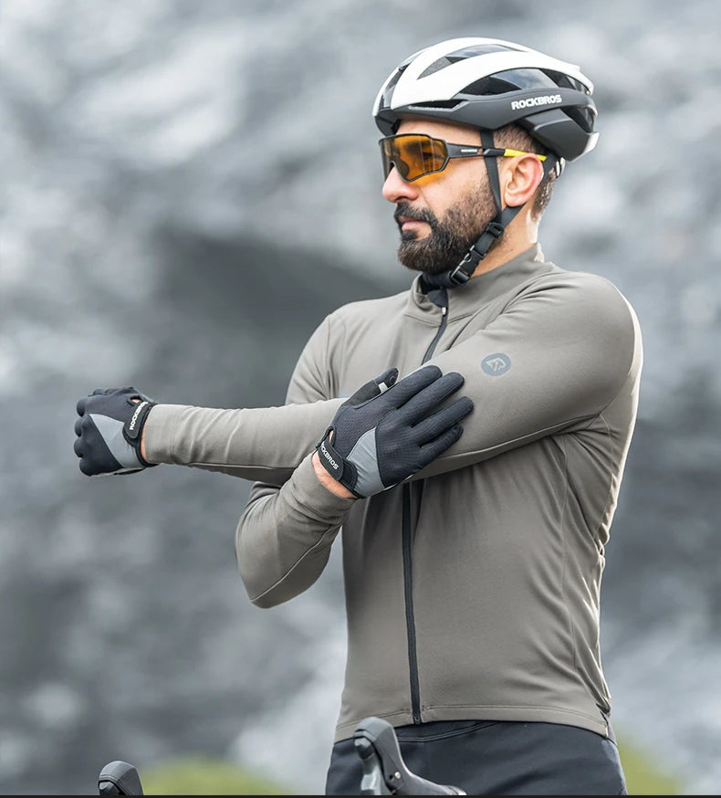 Guanti Da Bici Mezze Dita Traspiranti Imbottiti In Gel Per MTB E Road Universale Uomo Donna Primavera Estate