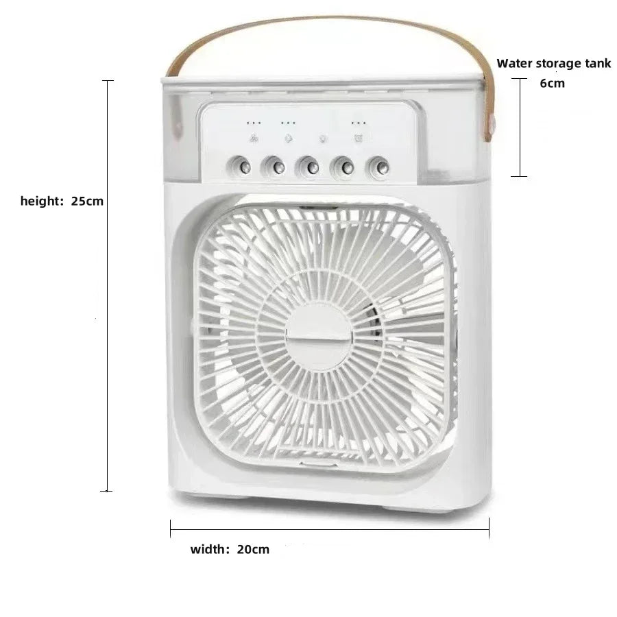 Umidificatore Portatile Ventilatore Condizionatore Di Aria Idrocooling Regolazione Aria Tre Velocità Ufficio