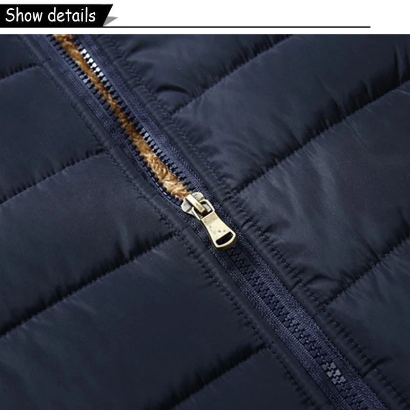 Uomo 2024 Inverno Senza Maniche Gilet Con Colletto Alla Coreana Antivento Caldo Autunno Tinta Unita Casual Outdoor