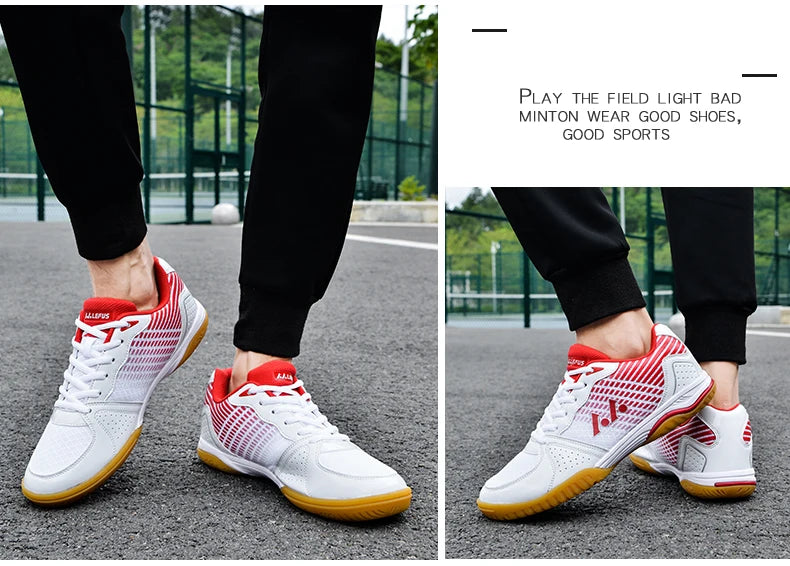 Scarpe Da Allenamento Ping Pong Tennis Traspiranti Antiscivolo All'aperto Uomo Donna in Maglia