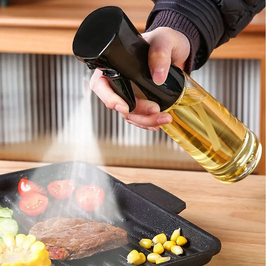 Bottiglia Spray Olio Da Cucina Riutilizzabile Ecologica In PET 200 Ml 300 Ml 500 Ml Spruzzatore Olio Di Oliva