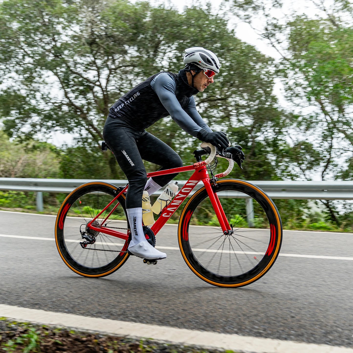 Maglia Da Ciclismo Invernale Termico In Pile Traspirante Uomo Manica Lunga Antipilling Con Tasche Spazzolato Morbido