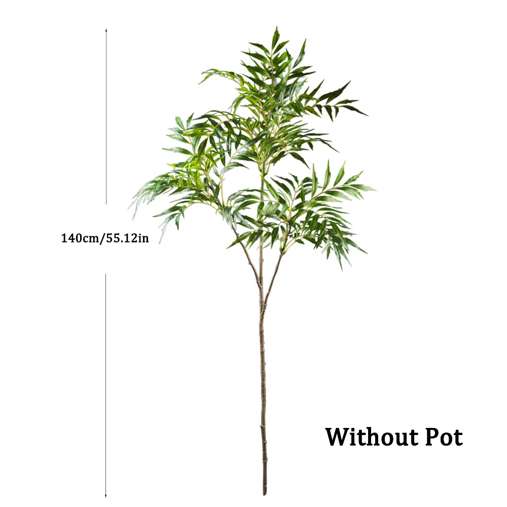 Albero Artificiale Palma Real Touch Grande Regolabile 140 Cm Per Casa Ufficio Decorazione Tropicale Elegante