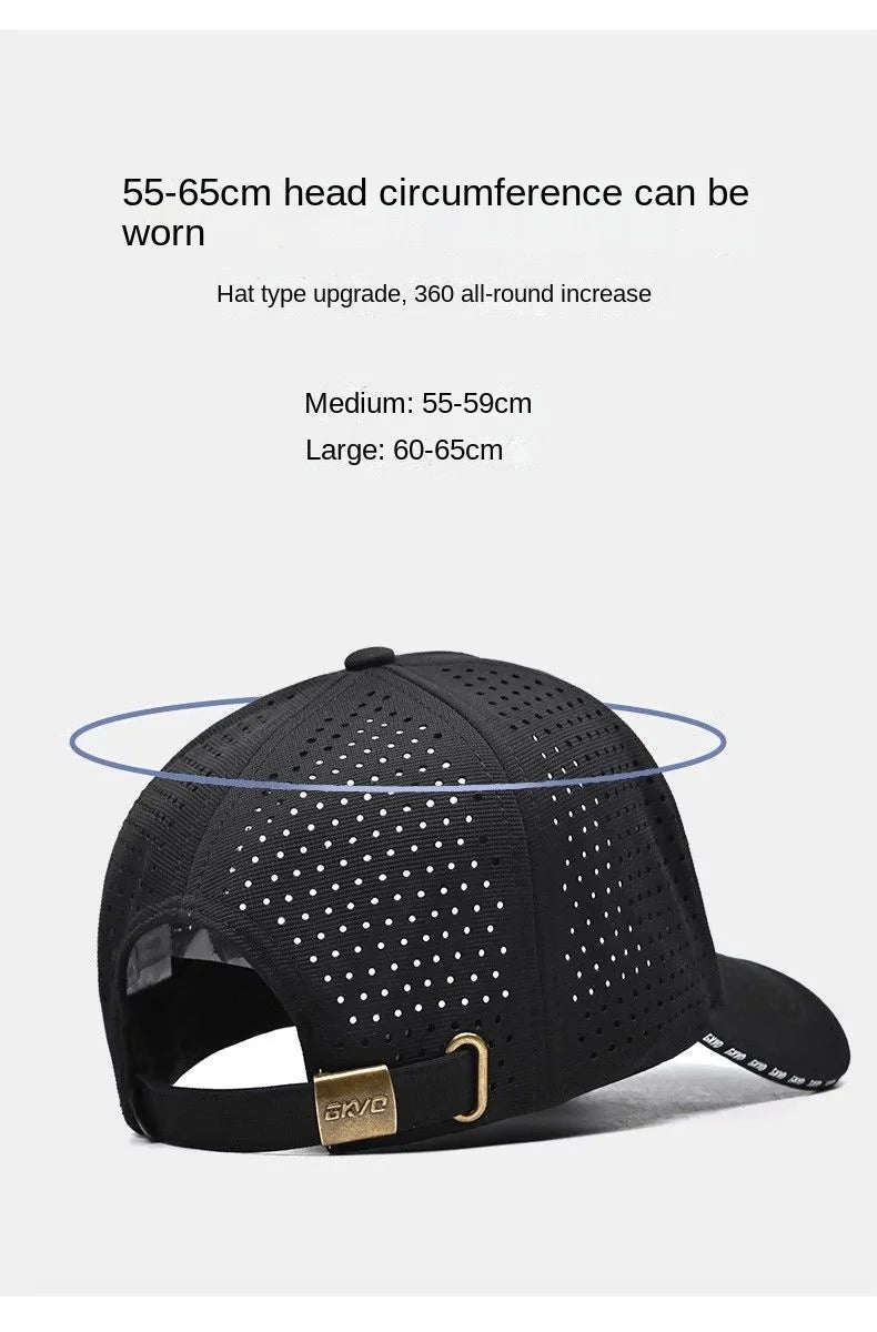 Cappello Da Uomo Estate Outdoor Con Grande Circonferenza Berretto Da Baseball Con Stella A Cinque Punte Alta Qualità
