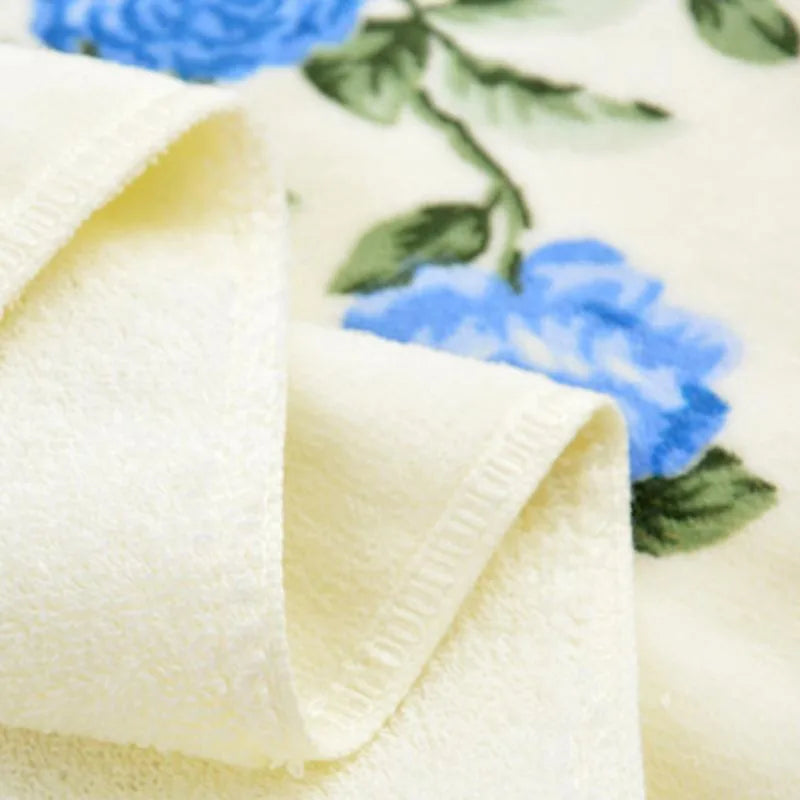 Asciugamani Morbidi con Stampa di Fiori di Peonia, Asciugamani da Bagno ad Asciugatura Rapida, Panni per il Viso, Tessili per la Casa, Forniture per Hotel 2026Nuovo