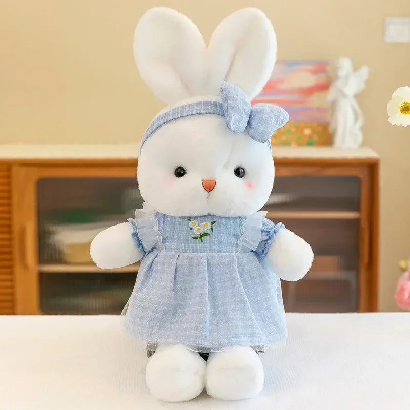 Peluche Coniglio Carino 30 Cm Morbido Cuscino Bambola Neonati Regalo Compleanno Per Bambini Giocattolo Per Sonno