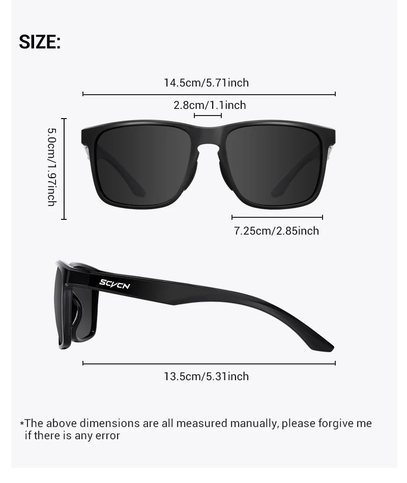 Occhiali Da Sole Polarizzati UV400 Per Uomo Donna Sport All'Aperto Ciclismo Guida Moda Golf Viaggi