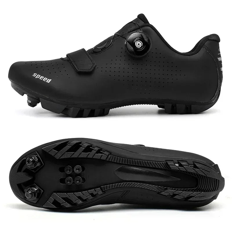 Scarpe Da Mountain Bike Da Uomo Con Attacchi Per MTB Impermeabili Traspiranti Comfort Massaggio E Aumento Di Altezza