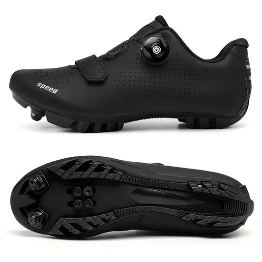 Scarpe Da Mountain Bike Da Uomo Con Attacchi Per MTB Impermeabili Traspiranti Comfort Massaggio E Aumento Di Altezza
