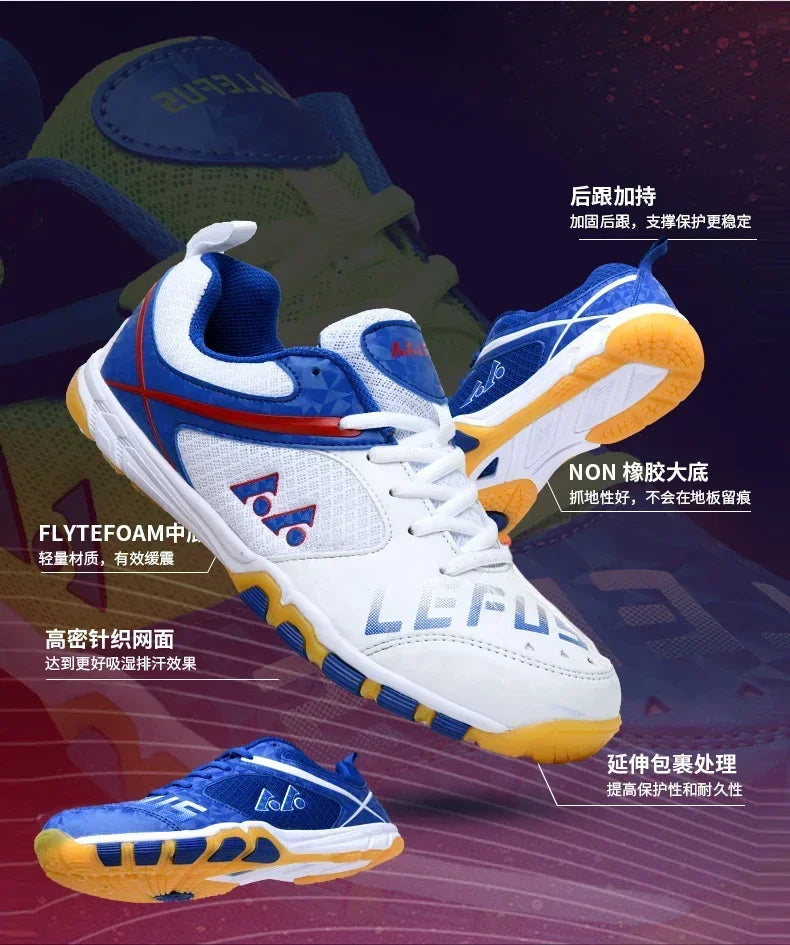 Scarpe Da Tennis Da Competizione Uomo Professionali Traspiranti Coppia Scarpe Da Ping Pong E Badminton