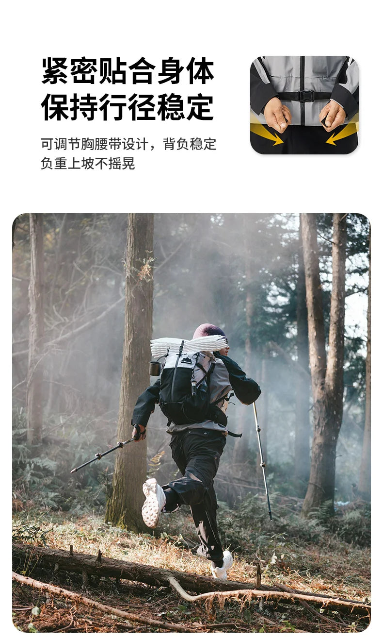 Zaino Naturehike Helio 30L Plus 5L Nuovo 2024 Per Trekking Alpinismo All Aperto Grande Capacità Campeggio Viaggio