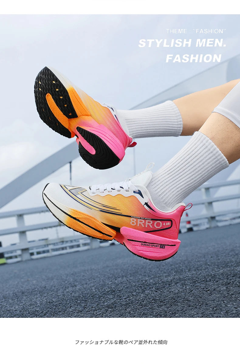 Scarpe da Corsa Sportive Unisex per Maratona Traspiranti Leggere Comode Sneakers Atletiche con Ammortizzazione ad Aria