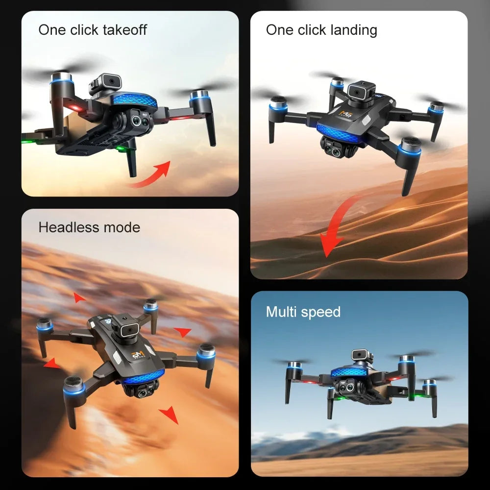 Drone M6 Originale Fotocamera Professionale 4K 8K WiFi 5G FPV Video 4K UAV Schermo Telecomando RC Quadricottero Regalo
