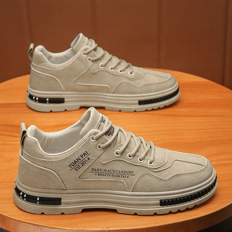 Scarpe Da Uomo Moderne 2025 Scarpe Sportive Casual Comode E Versatili In Pelle Artificiale Con Suola PVC