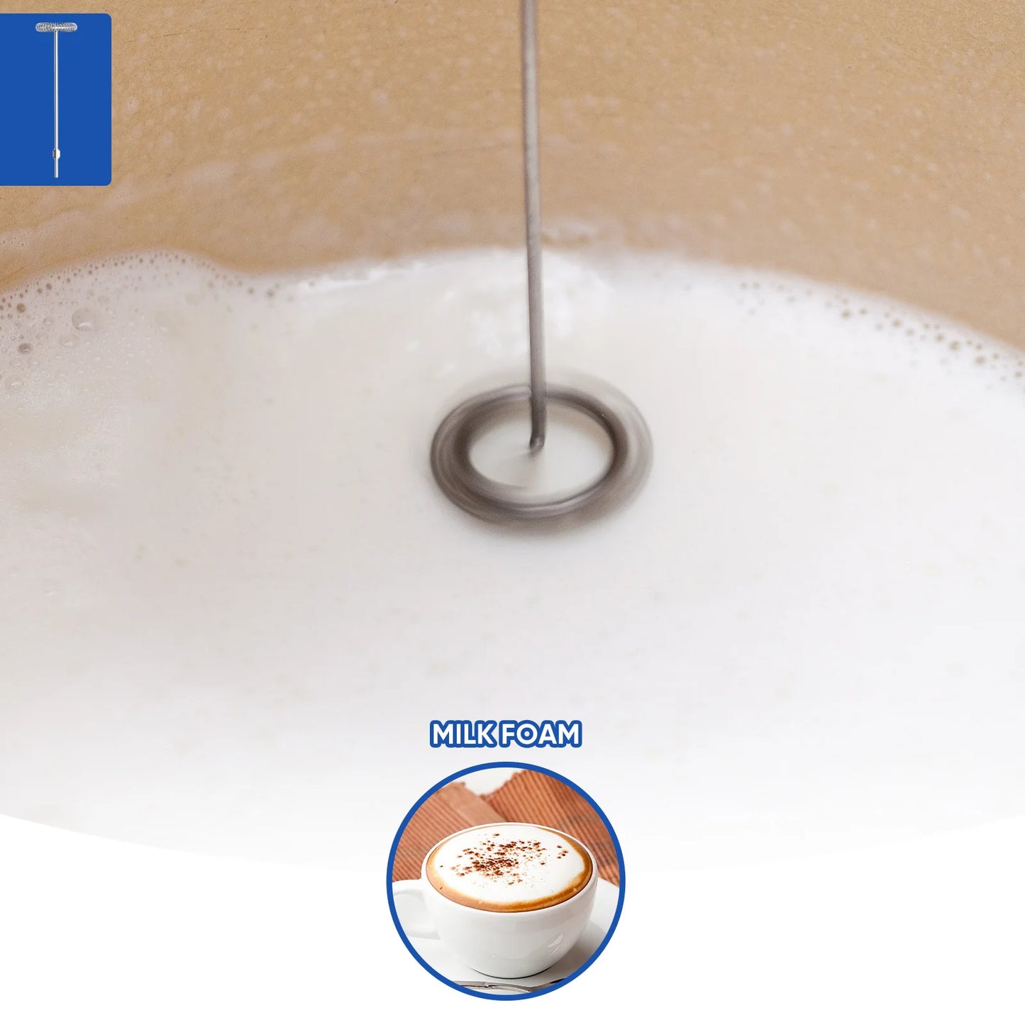 Frullatore Manuale Ad Immersione BioloMix 3 In 1 Da 1000 W Con Lama In Acciaio Inossidabile 304 Per Frullati E Purea
