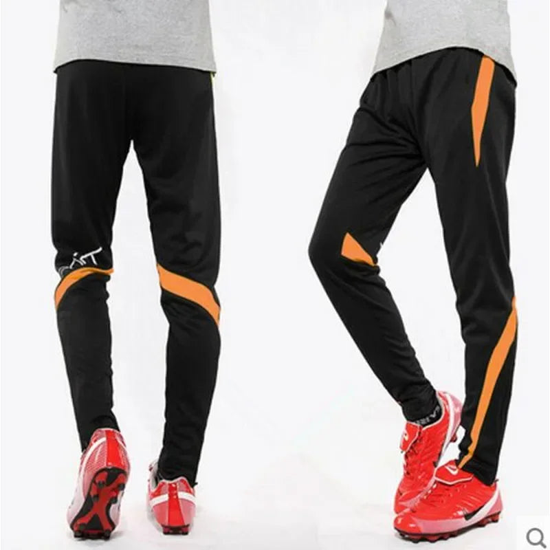 Pantaloni sportivi da corsa da uomo con tasche con cerniera Pantaloni da jogging da calcio Pantaloni sportivi da allenamento Pantaloni da calcio da basket Pantaloni da allenamento da uomo