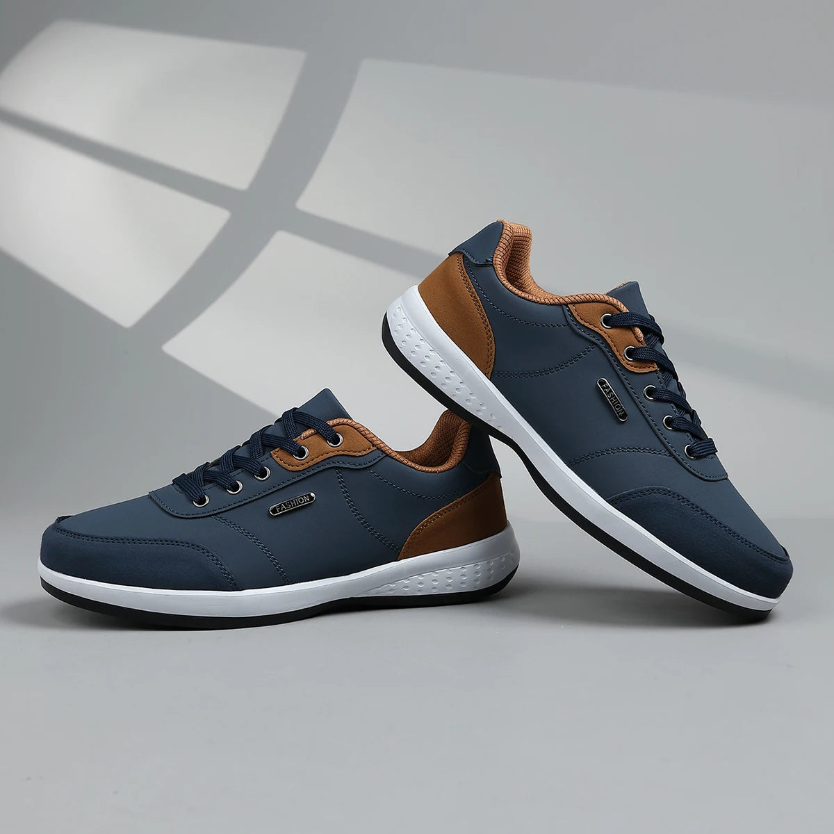 Scarpe Nuove Uomo Primavera Autunno Impermeabili Ammortizzazione Antiscivolo Scarpe Sportive In Pelle Da Tennis
