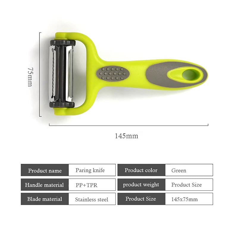 Pelapatate Rotante 3 In 1 Per Frutta Verdura Grattugia Affettatrice Cucina Multifunzione In Acciaio Inox