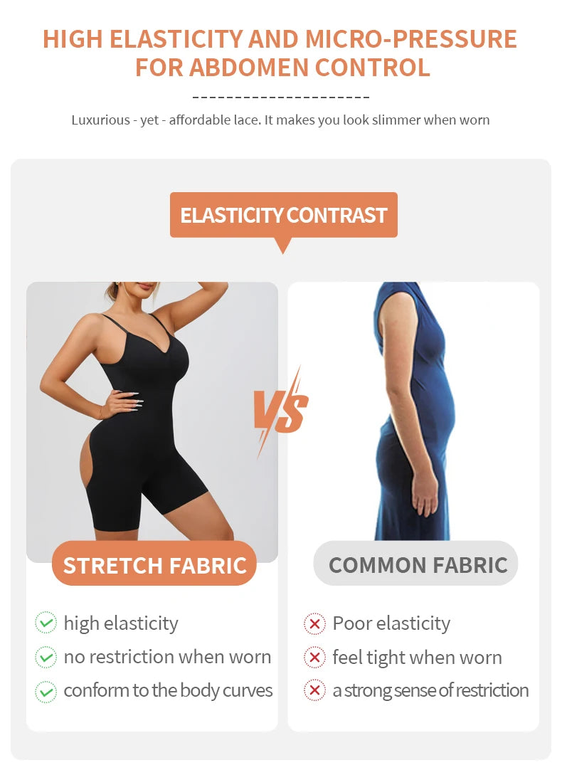 Fajas Colombianas da donna Shapewear Body senza cuciture Sexy controllo della pancia Butt Lifter Coscia più sottile Curve migliorate