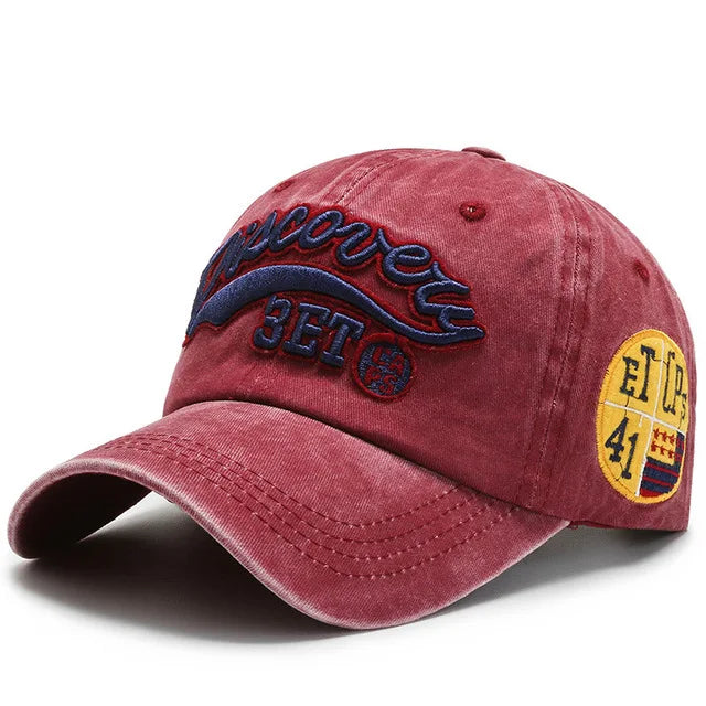 Berretto Da Baseball Unisex Cotone Lavato Con Ricamo Lettere Snapback Estate 2022 Hip Hop Casquette