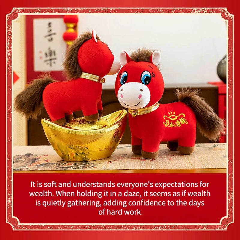 Mascotte Creativa Del Cavallo Anno Nuovo Con Faccia Piangente Decorazione Da Scrivania Regalo Per San Valentino Novità