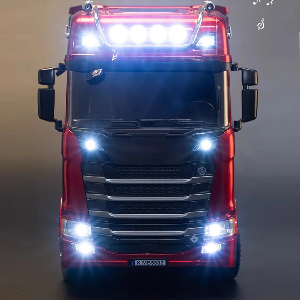 Huina 1501 770S RC Camion 1/18 2.4G Telecomando Con Luce E Suono Ingegneria Rimorchio Giocattolo