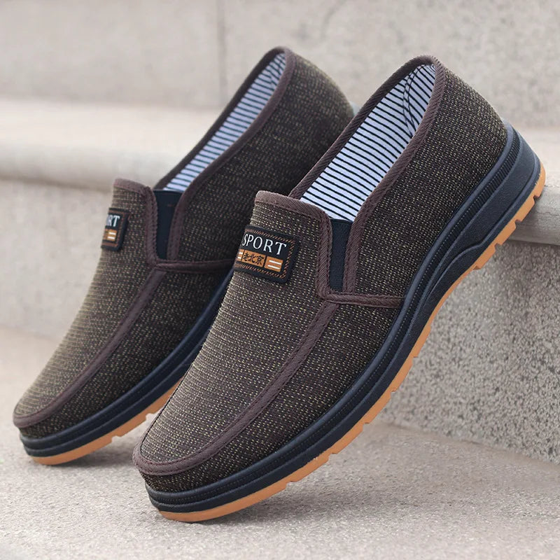 Scarpe Da Ginnastica Estive Da Uomo Traspiranti In Tela Sneaker Casual Piatte Spedizione Gratuita