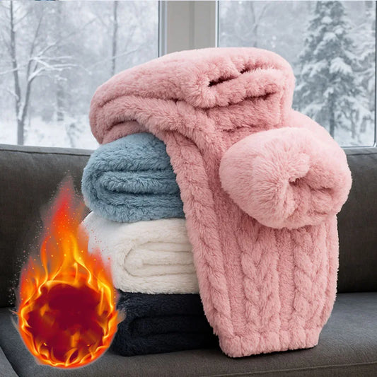 Pantaloni Da Notte Da Donna In Pile Di Corallo Peluche Caldo Autunno Inverno Pigiama Morbido E Confortevole