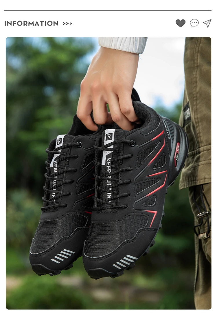 Scarpe Da Trekking Uomo Traspiranti In Rete Antiscivolo Per Terreni Misti All Aperto Resistente All Usura Esterni