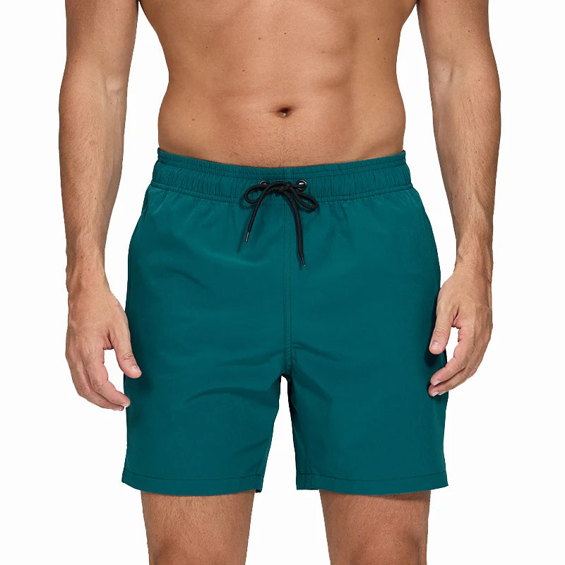 Costume Elasticizzato Uomo Escatch 2025 Pantaloncini Da Spiaggia Ad Asciugatura Rapida Tasche Cerniera Fodera Rete