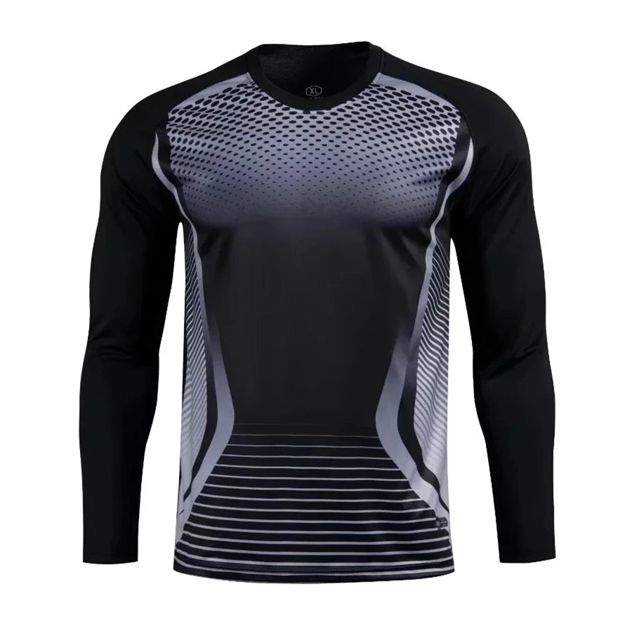 Maglie Da Portiere Da Calcio Uomo Traspirante Con Protezione Del Gomito Stampa Personalizzata Kit Sportivo