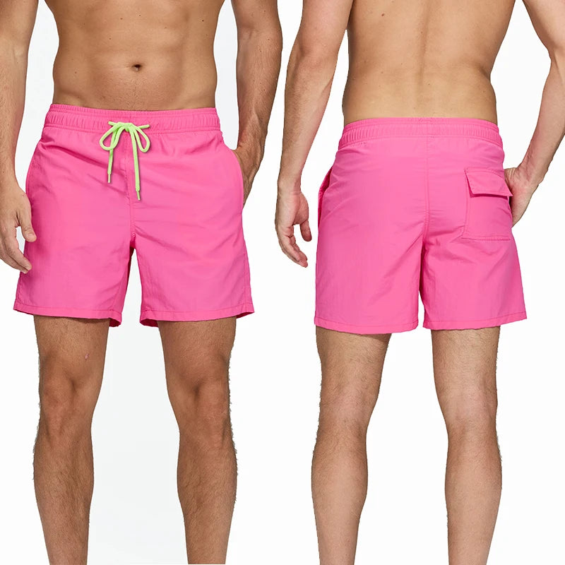 Escatch Pantaloncini Da Uomo Estivi Con Fodera In Rete Traspirante Ad Asciugatura Rapida Per Palestra Spiaggia Nylon