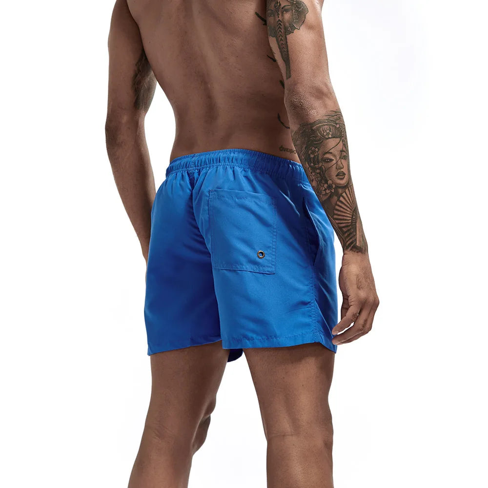 Pantaloncini da Bagno da Uomo da Surf ad Asciugatura Rapida Traspiranti con Coulisse e Tasche per Spiaggia Estiva