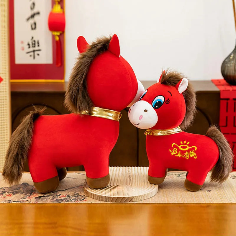 Mascotte Creativa Del Cavallo Anno Nuovo Con Faccia Piangente Decorazione Da Scrivania Regalo Per San Valentino Novità