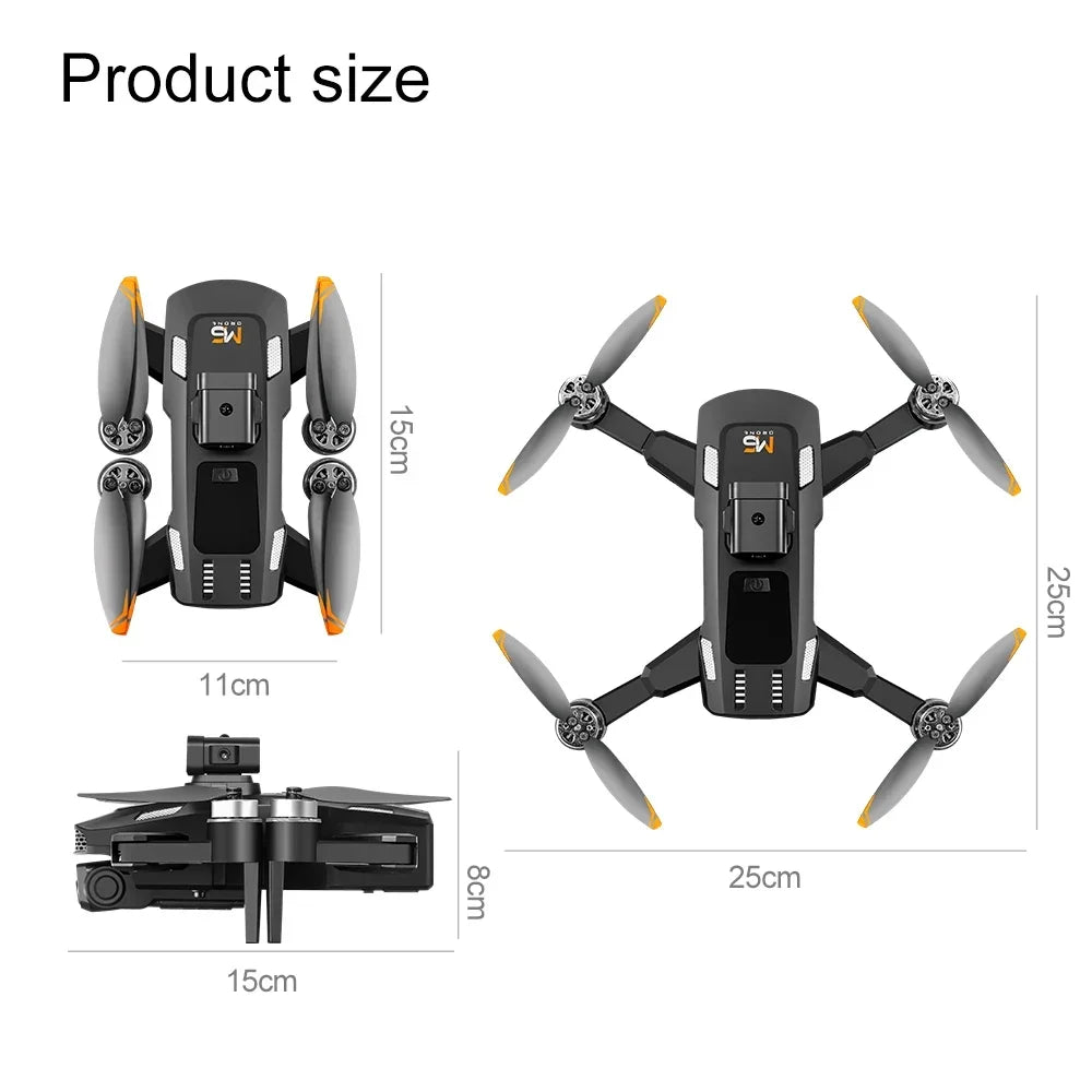 Drone Lenovo M6 8K Pro Con WiFi 5G FPV Fotocamera 4K HD Per Riprese Aeree Professionali Telecomando Con Schermo