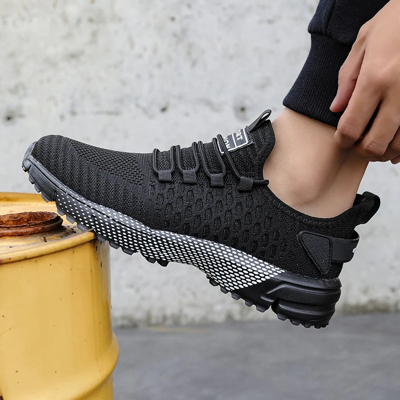 Scarpe Nuove da Ginnastica Uomo Leggere con Piattaforma per Corsa Antiscivolo Traspiranti con Suola Spessa Vendita Calda