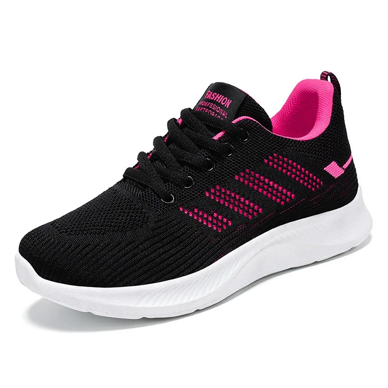 Scarpe da Ginnastica da Donna Traspiranti in Rete Monofacciale con Suola Morbida Ideali per Running e Allenamento
