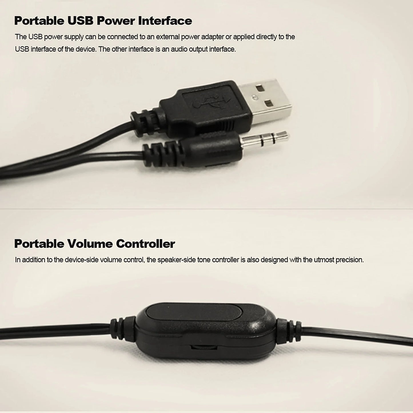 D-202 Altoparlante Cablato Per Computer Con Bassi E Suono Stereo Sound Box Per Desktop Laptop Tablet