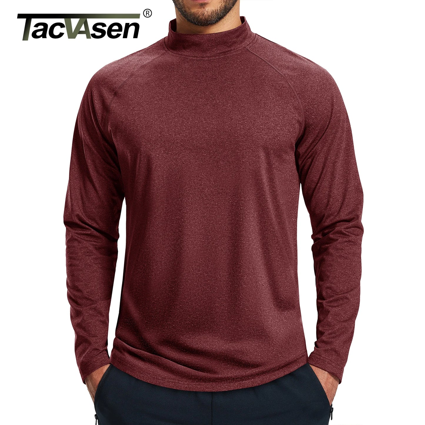 Camicie Termiche Da Uomo Manica Lunga In Micropile Foderata In Pile Livello Base Caldo Per Allenamento Invernale