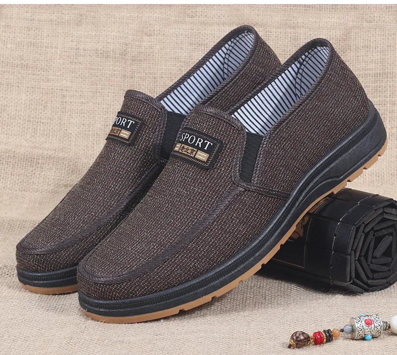 Scarpe Da Ginnastica Estive Da Uomo Traspiranti In Tela Sneaker Casual Piatte Spedizione Gratuita