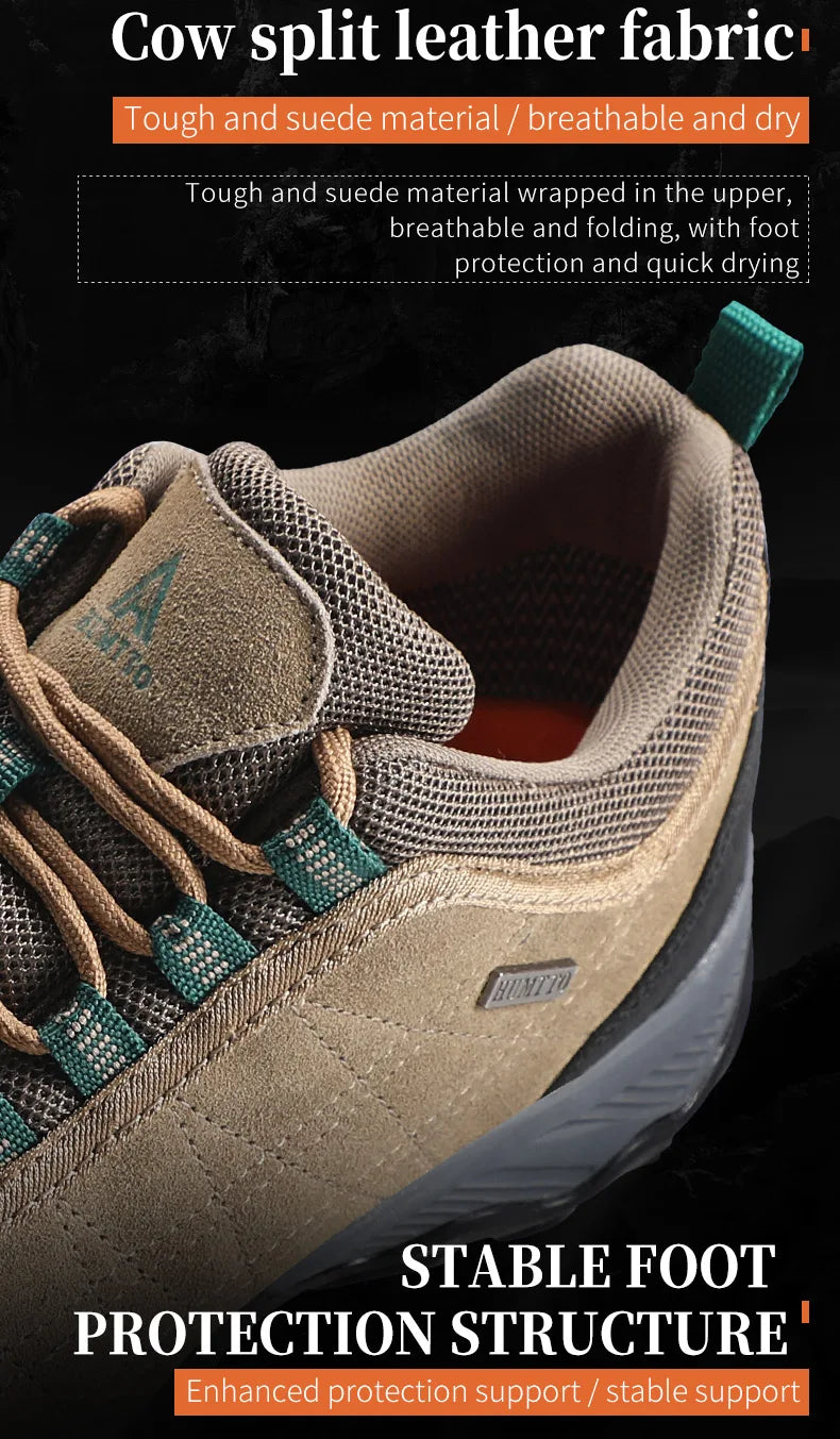 HUMTTO Scarpe Trekking Invernali In Pelle Da Uomo Design Lusso Per All Aperto Traspiranti Aumento Altezza