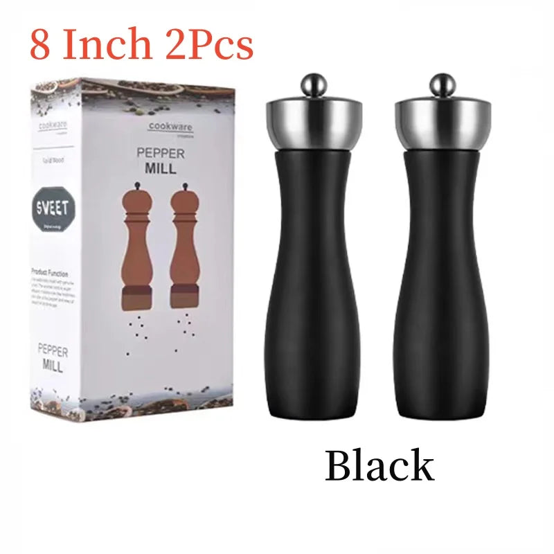 Set Di Macinapepe Manuale Per Sale E Pepe In Ceramica Regolabile Con Testa In Acciaio Inossidabile 304 Domestiche